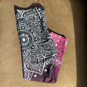 GearBunch ombré cropped leggings- NEVER WORN!!!!!!